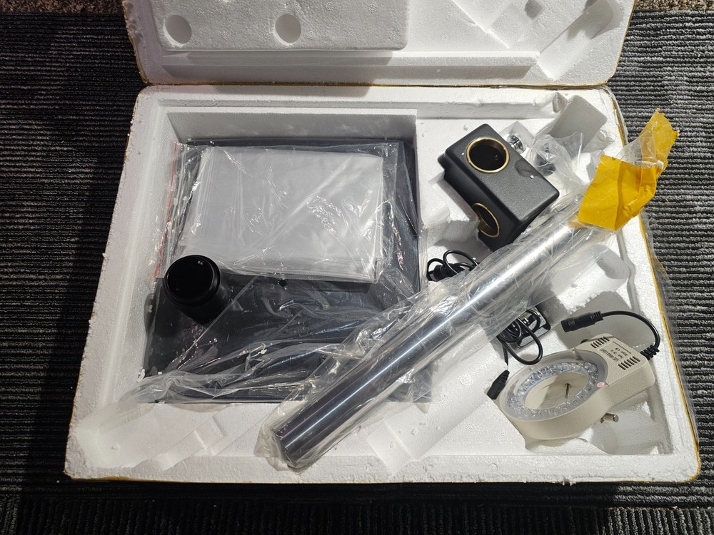 Sciencescope Stereozoom Microscope,8-50X, New 10X e/p