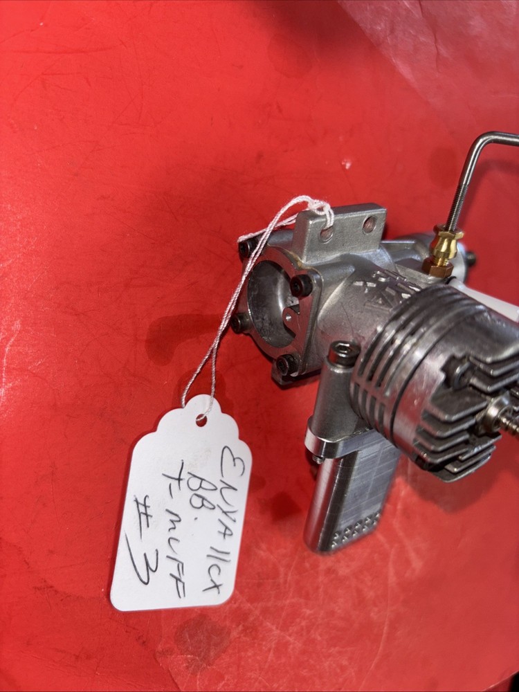 ENYA 11CX BB CRANK STUNT ENGINE & T-MUFFLER COMPLETE NICE #3