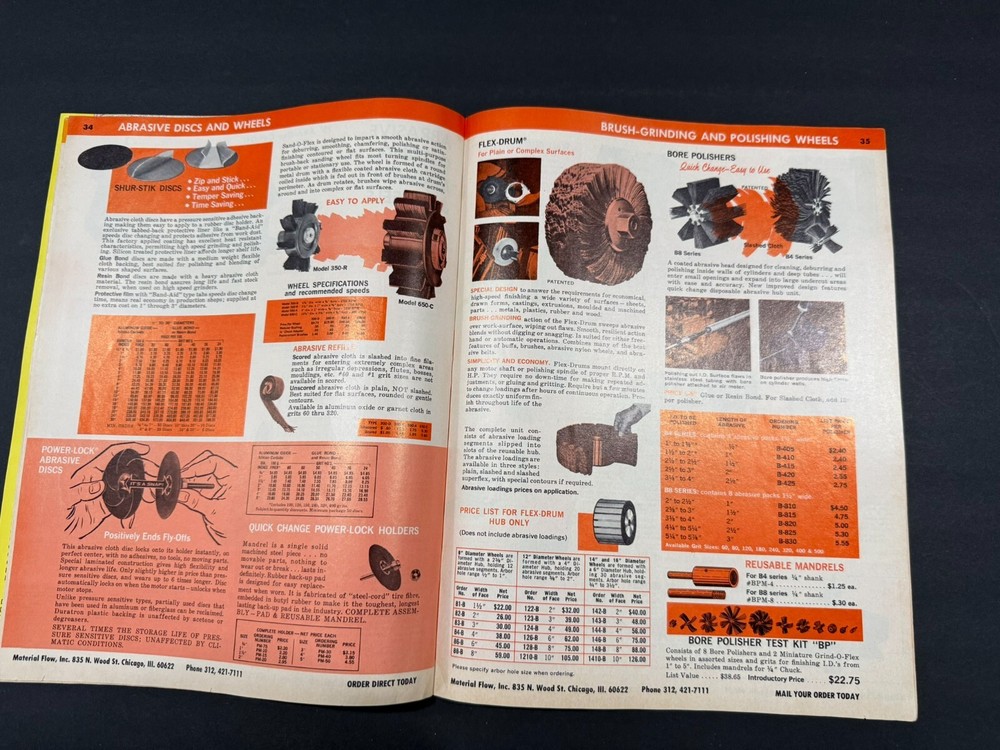 1960's Material Flow Inc Tools & Supply Catalog