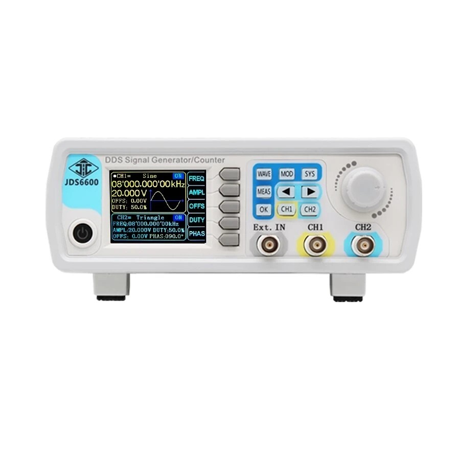 JDS6600 60MHz DDS Function Signal Generator CNC Arbitrary Waveform Pulse Wave
