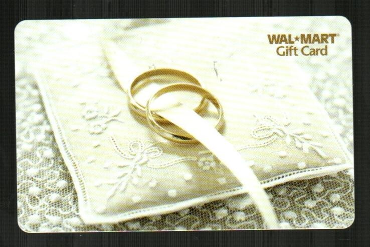 WALMART Wedding Rings ( 2006 ) Gift Card ( $0 )