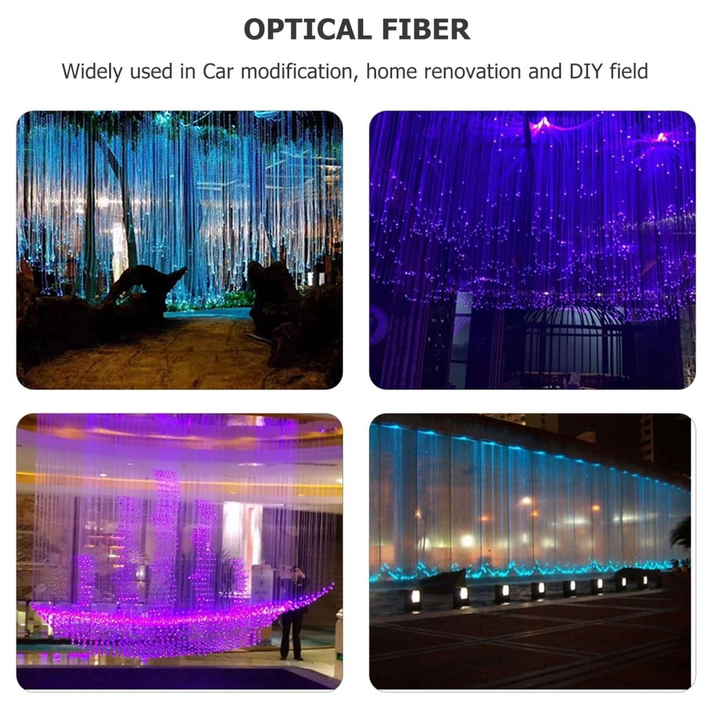 OSALADI Optical Fiber Cable Lights Guiding Optic Lighting Multicolor