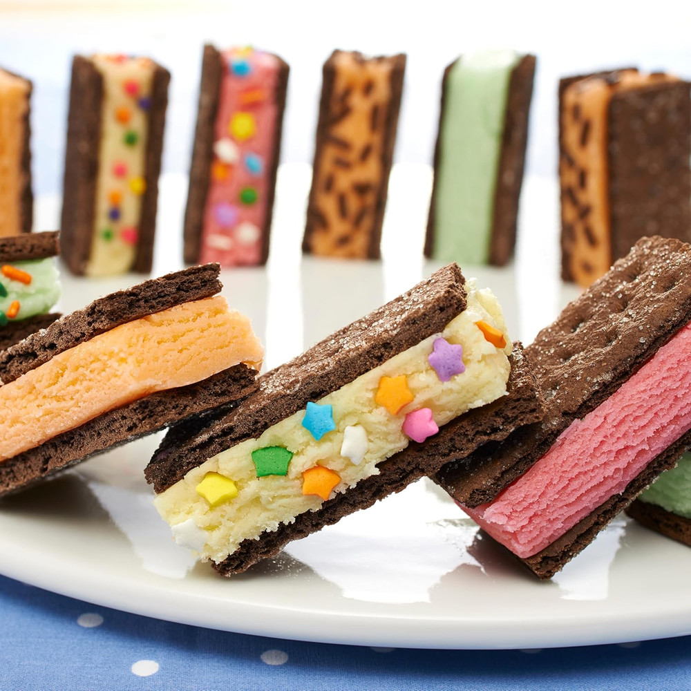 Fresh Stacks Chocolate Graham Crackers, Bulk Travel Snacks, 6 Boxes (36 Multi Sn