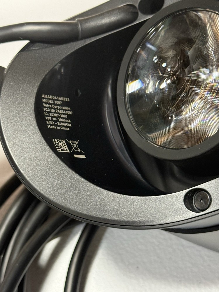 Valve Index VR Headset + Cables & Face Gasket TESTED & WORKS