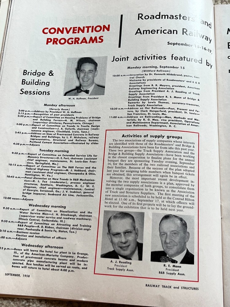 Railway Track and Structures - September 1958