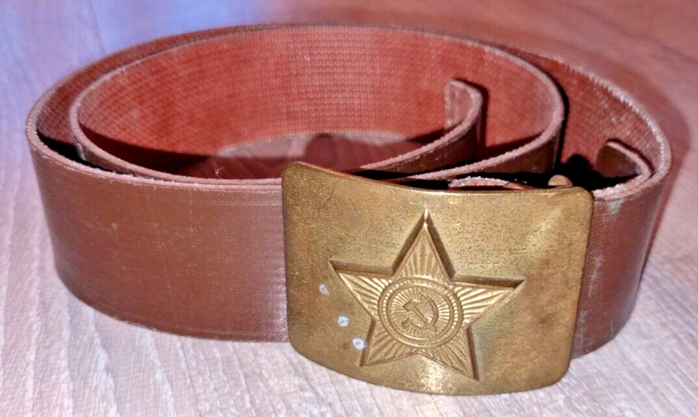 USSR army soldier belt