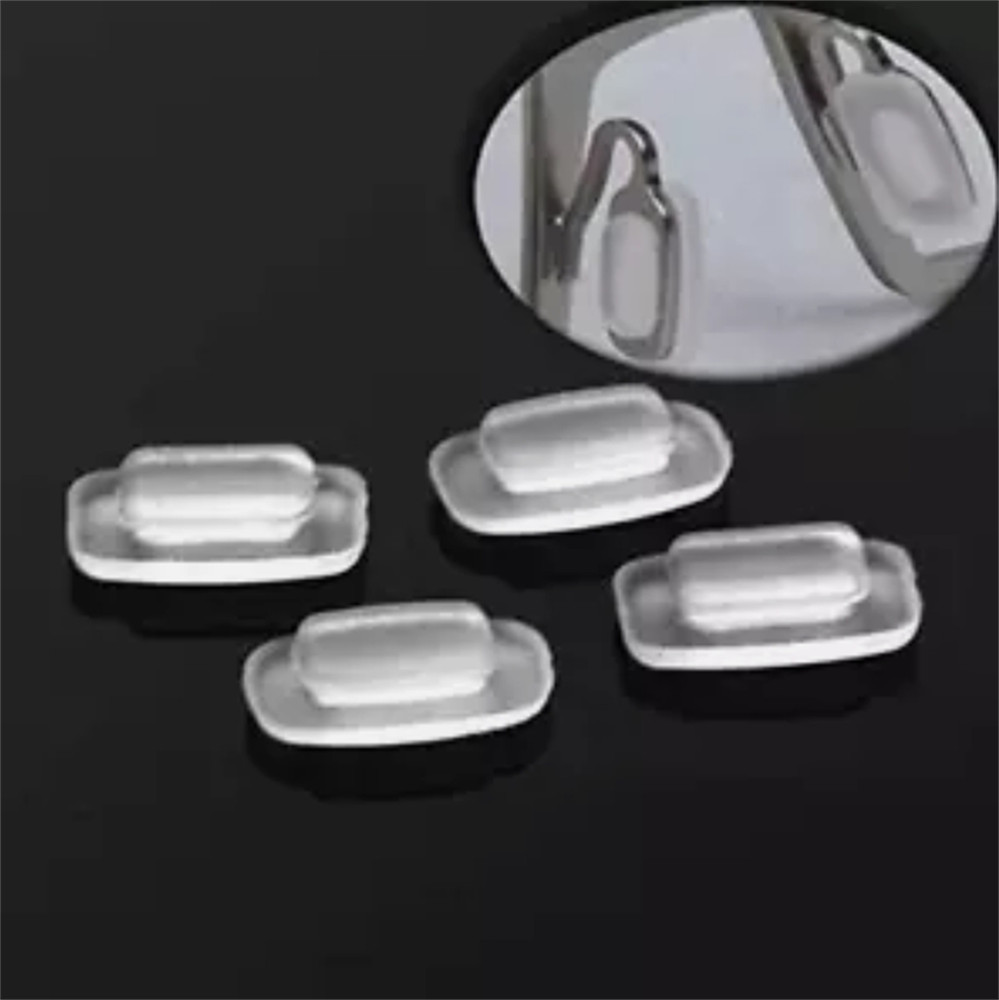 Eyeglass Nose Pads , 2 Pairs Nose Pieces Replacement Square Rectangle Push US