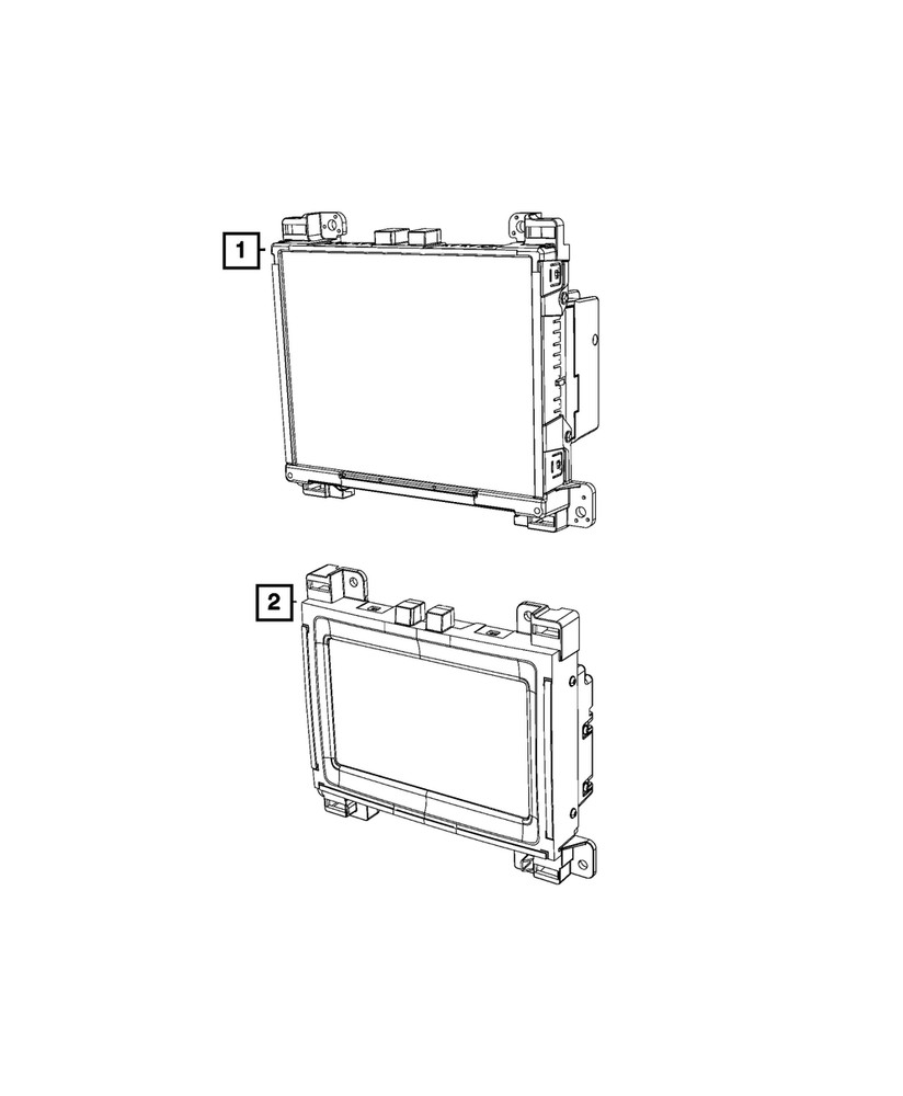 Genuine Mopar Multimedia Display 68575669AA