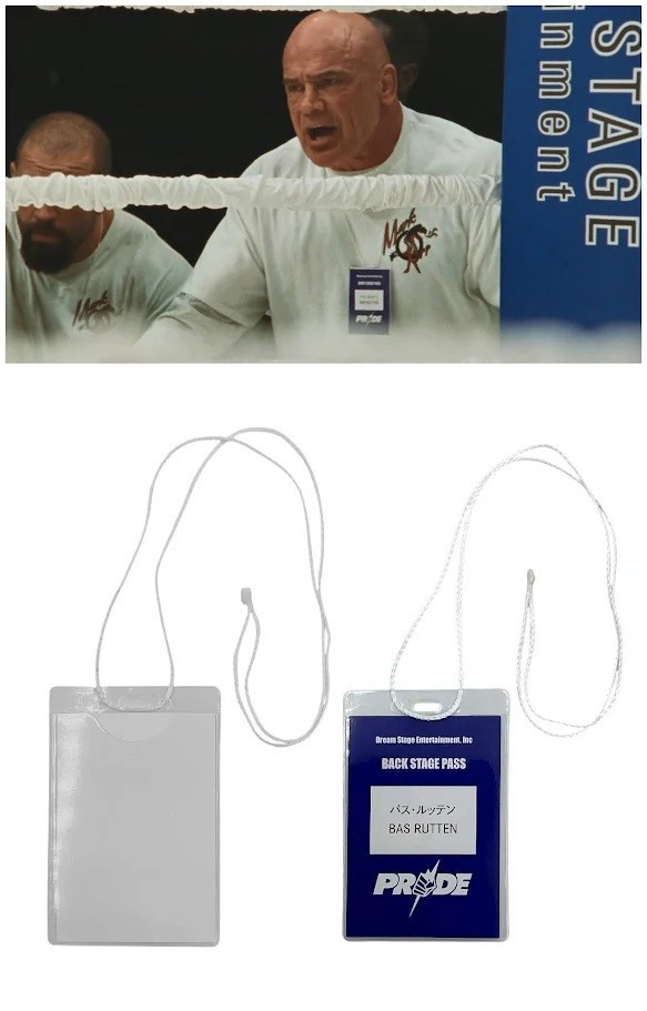 THE SMASHING MACHINE: Bas Rutten UFC HOF Screen Props Studio COA