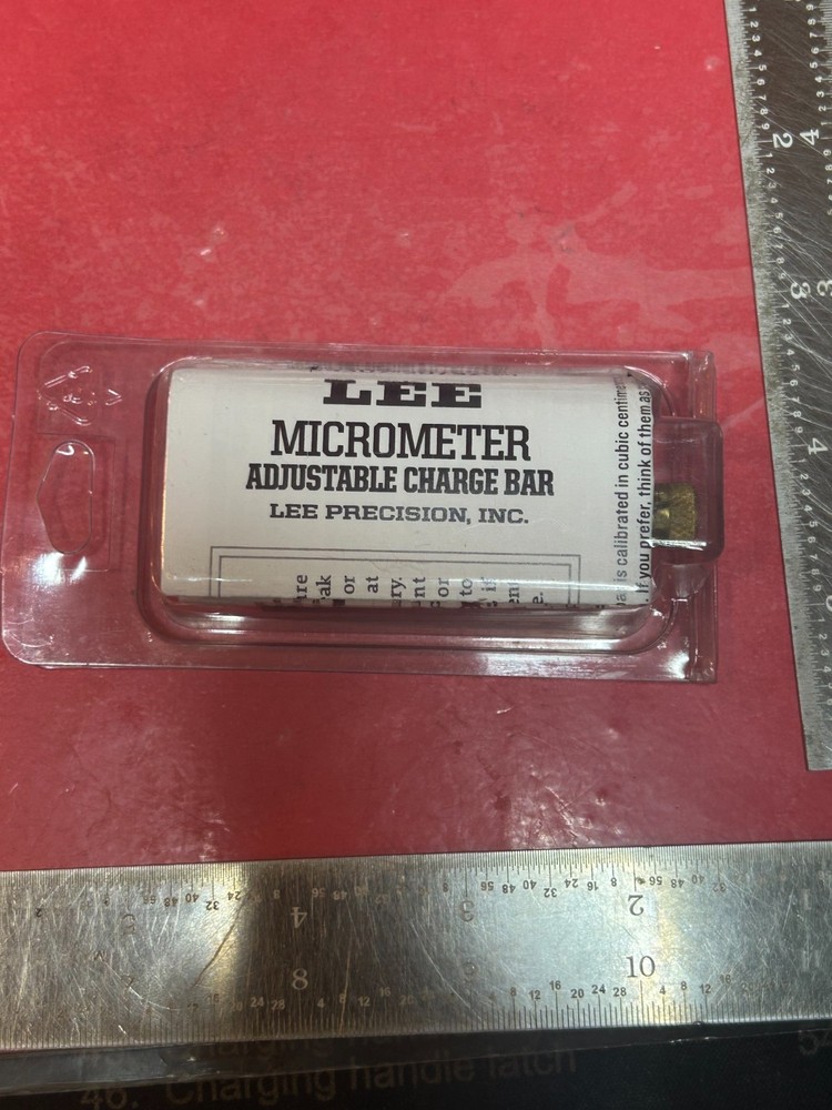 LEE Micrometer Adjustable Charge Bar (NEW)
