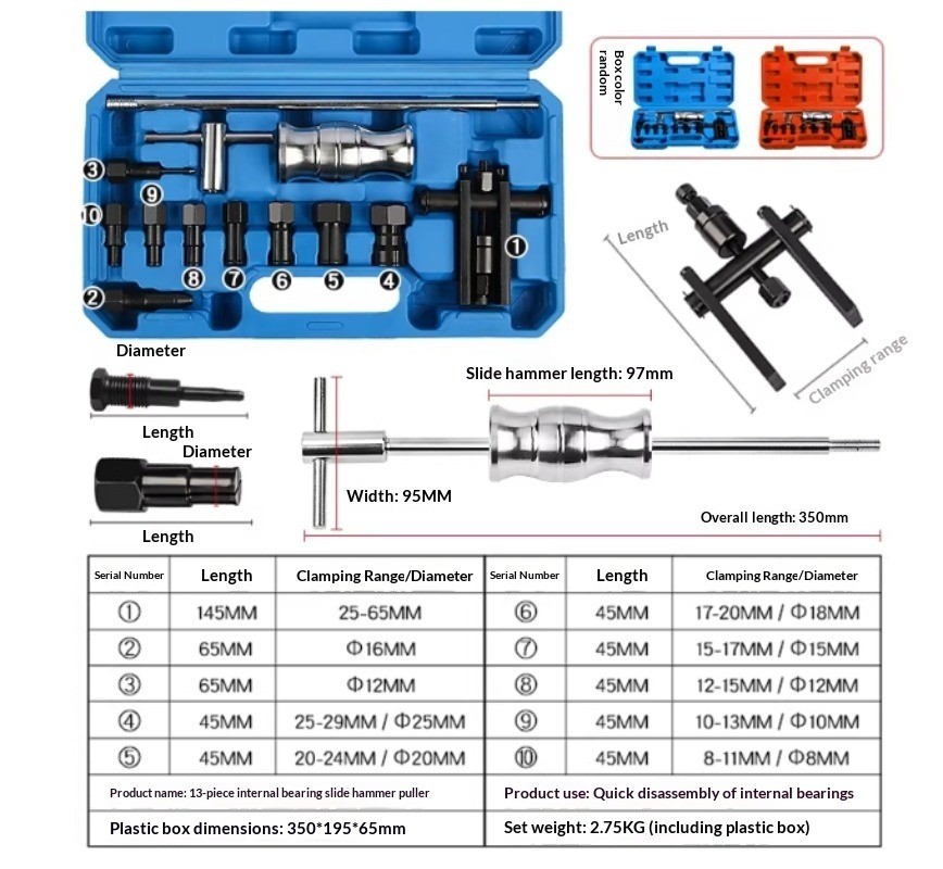Bearing Puller for Removing Inner Hole Bearings Motorcycle Motor Puller