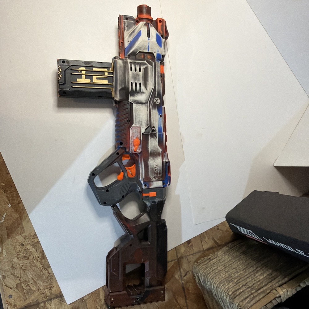 NERF N-Strike Modulus REGULATOR CUSTOM PAINT AND STOCK. (Tested)