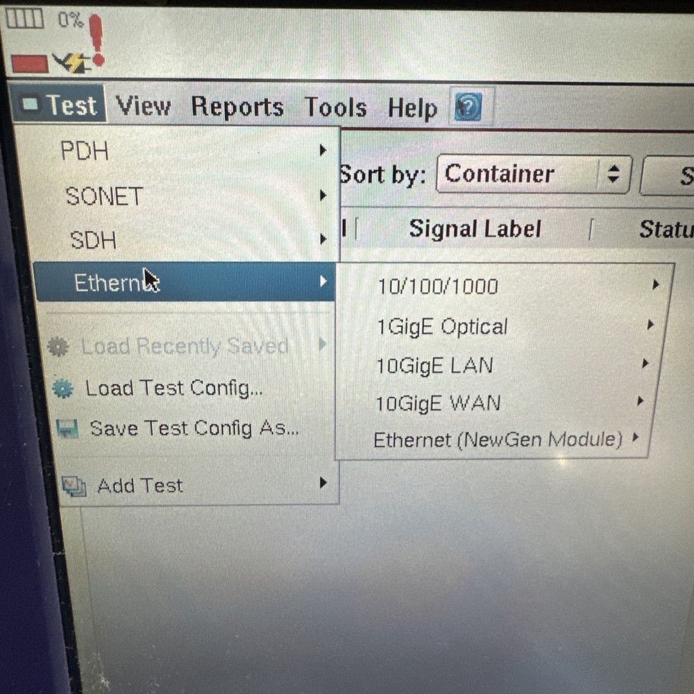 VIAVI/JDSU MT8000 With Bert Module