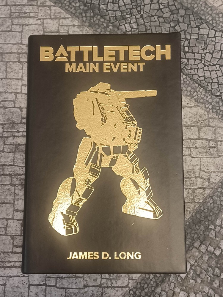 BattleTech Leatherbound Edition Novel: Main Event ~ KICKSTARTER
