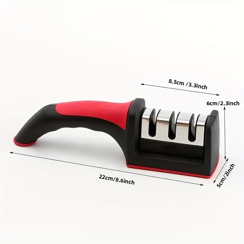 Knife Sharpener Priority Chef Version Kitchen All Knifes Blade 3 Section Tool