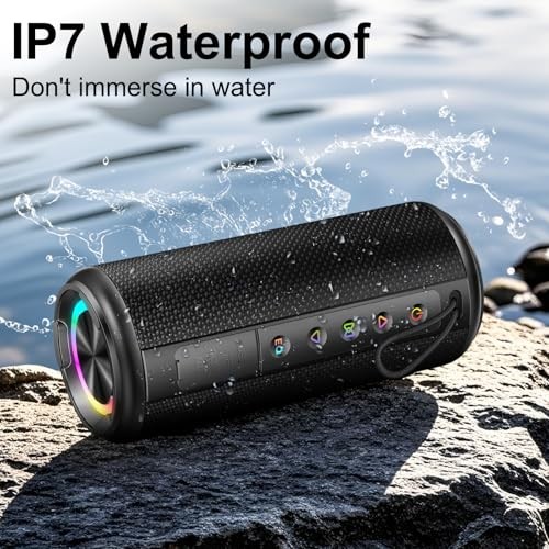Portable Bluetooth Speaker, Bluetooth 5.4 Wireless Speaker with 20W HD Loud