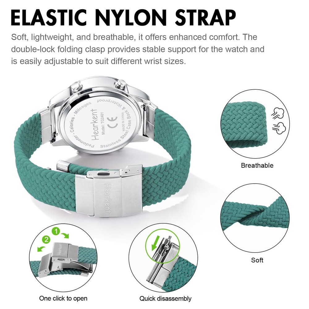 Womens Pedometer -Step Tracker with Calories Counter-Non Bluetooth Pedometer ...