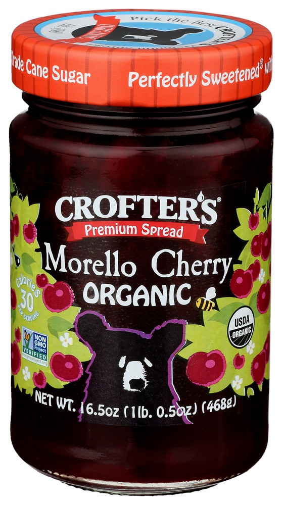 CROFTERS FRUIT SPREAD CHERRY PREMI 16.5 OZ