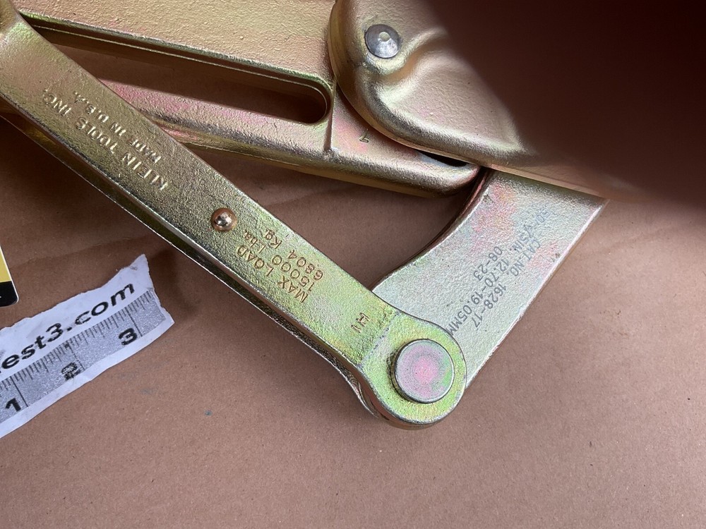 KLEIN TOOLS 1628-17 cable Grip Cable Puller wire pullers50-75 15000 LBS