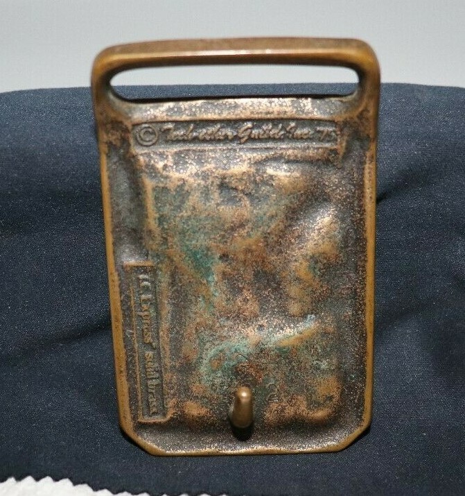 1975 T.E. Express Train Belt Buckle
