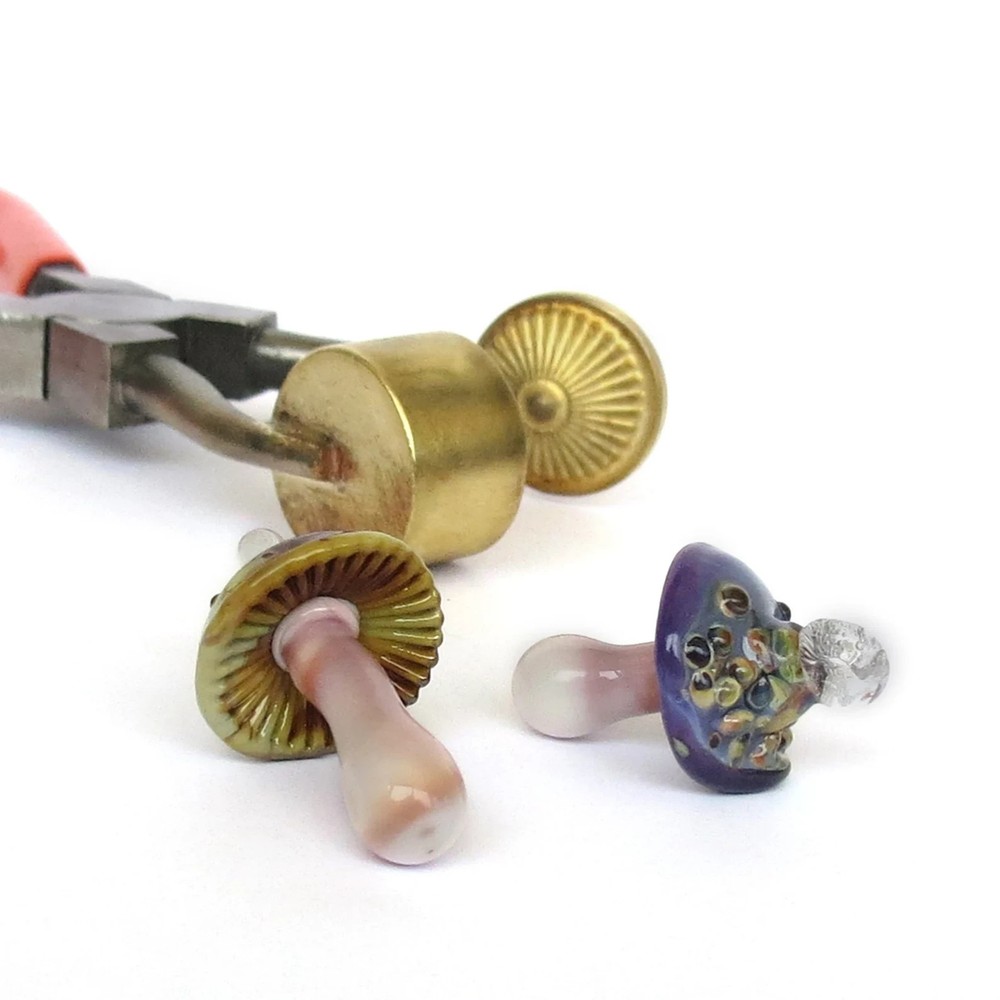 Mushroom Cap Lampwork Mashers - Lampwork Tool