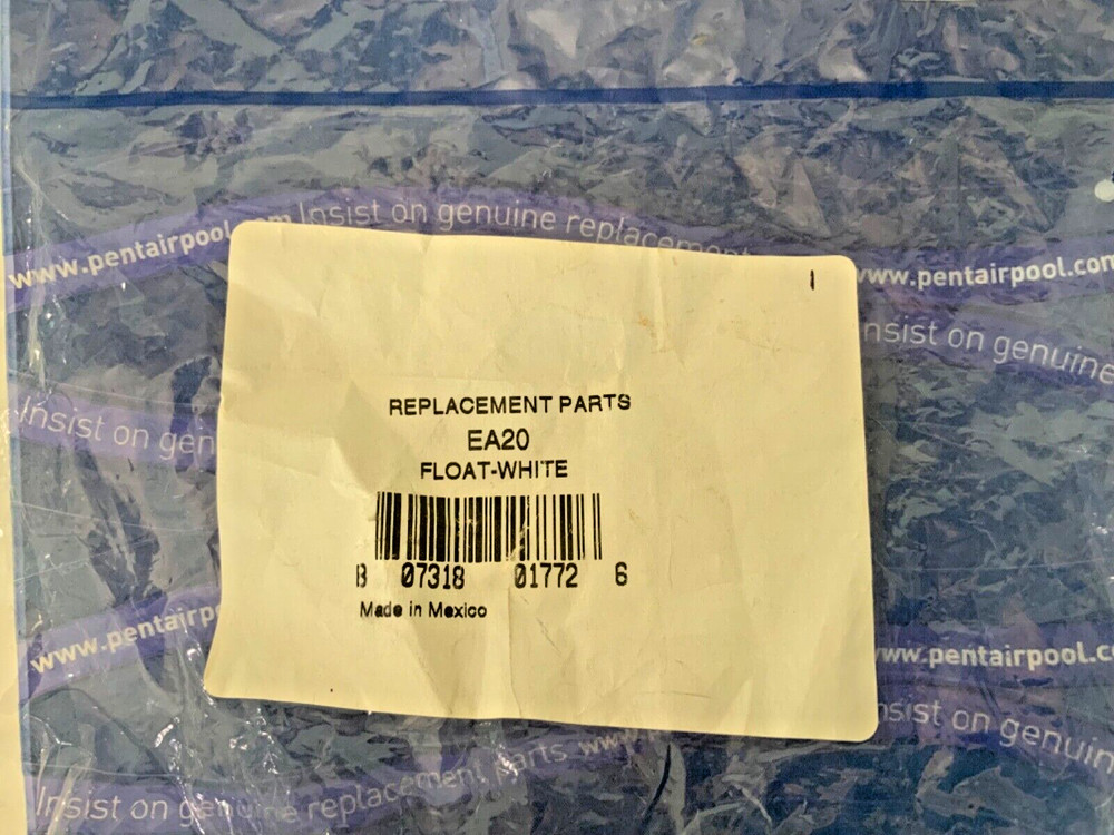 Pentair White Float EA20 Replacement Part For Pool Cleaner