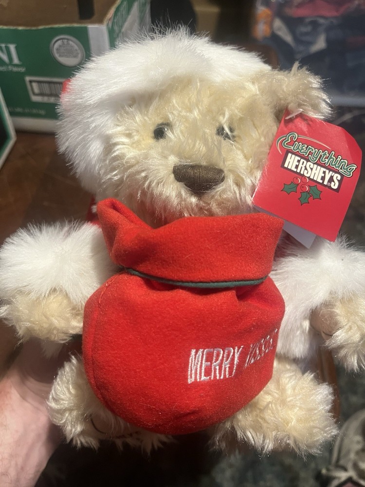 Everything Hershey Merry Kisses Teddy Bear NWT