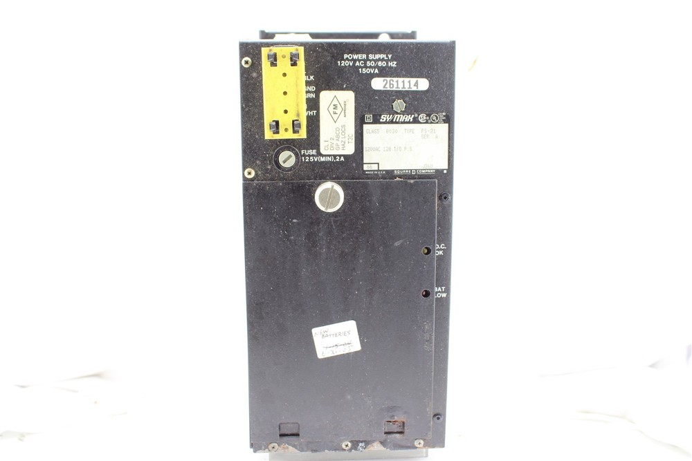Square D 8030 PS-21 Symax Power Supply Module | 120VAC Input