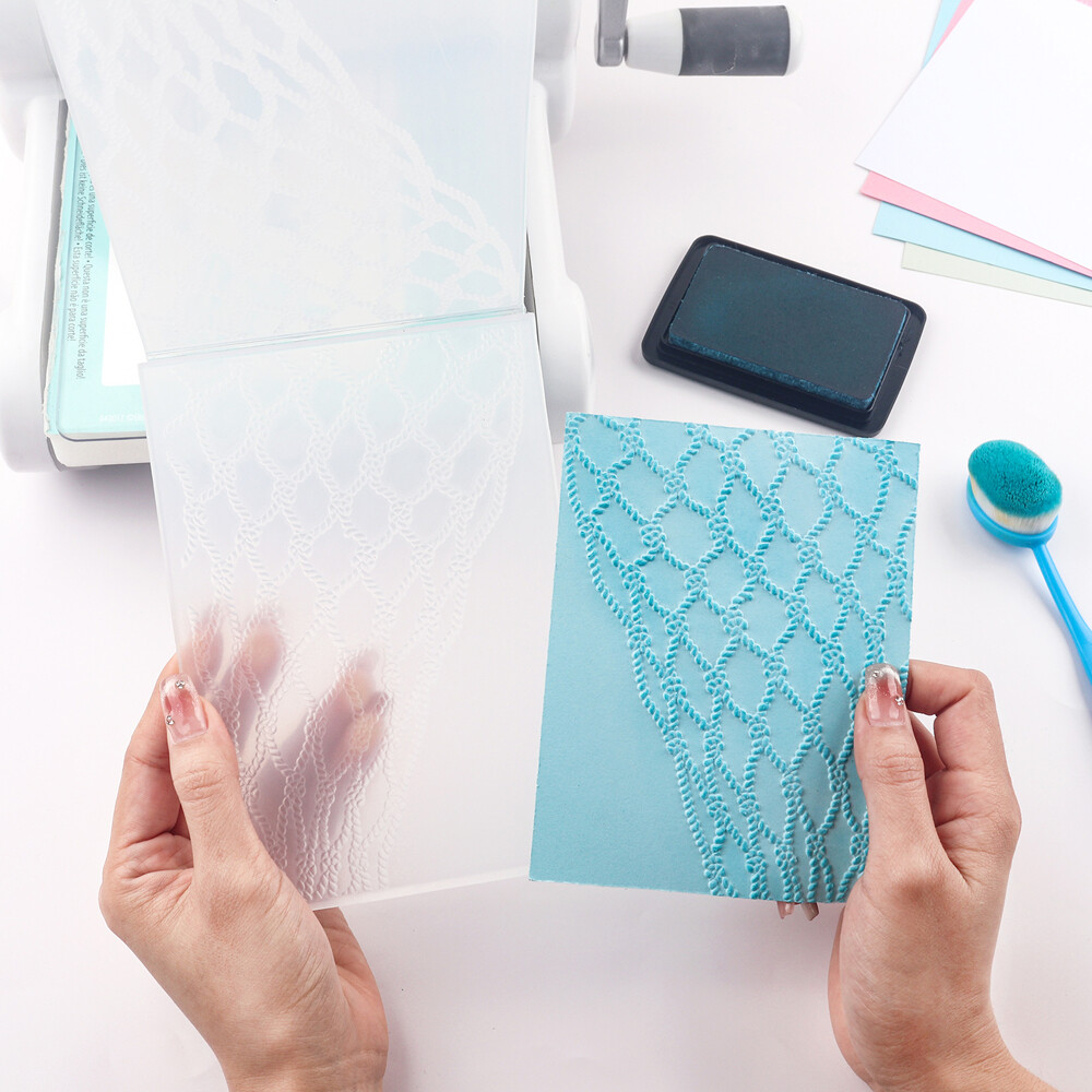 3D Embossing Folder Texture Frame Stencils For DIY Scrapbooking Paper Card Craft