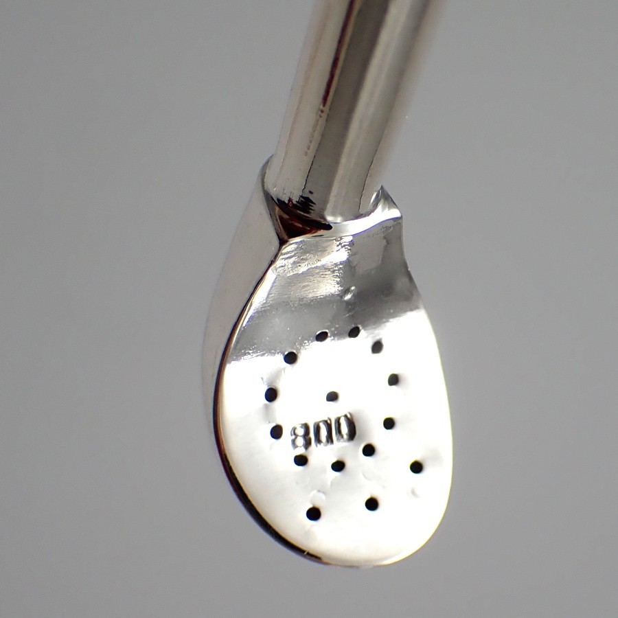 Mate Tea Straws Set of 8 800 Silver