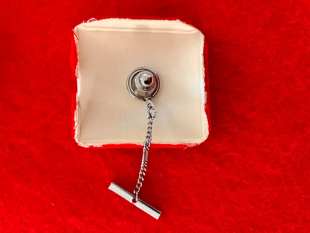 Vintage Colt Firearms Sterling Silver Python Tie Tack In Colt Box