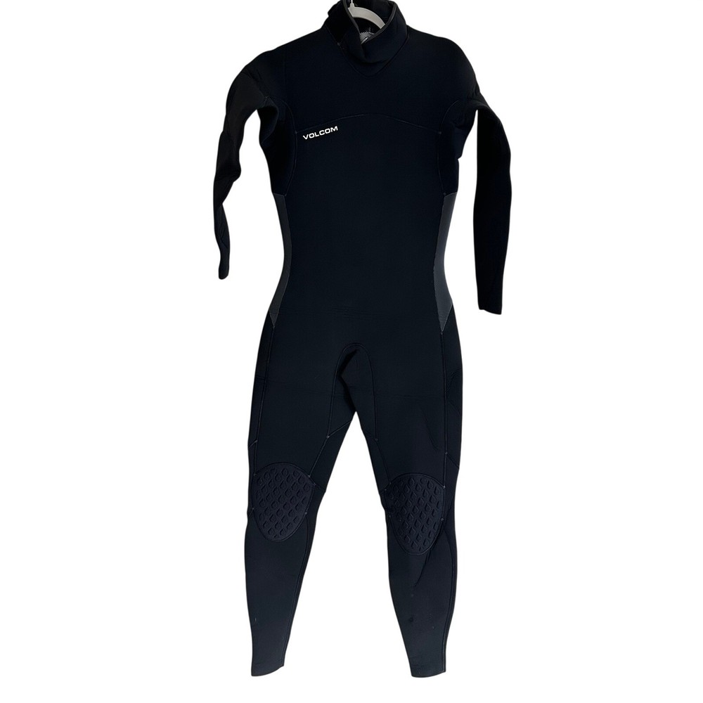 Volcom 4/3mm Modulator Black Back Zip Fullsuit Wetsuit Mens Medium Short NWT