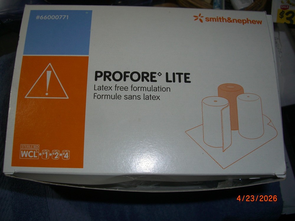 NEW (2) BOXES PROFORE LITE MULTI-LAYER COMPRESSION BANDAGING SYSTEMS # 66000771
