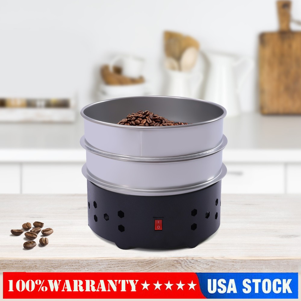 1.3Lb Home Coffee Bean Cooler Large Capacity Cooling Machine Chaff Black