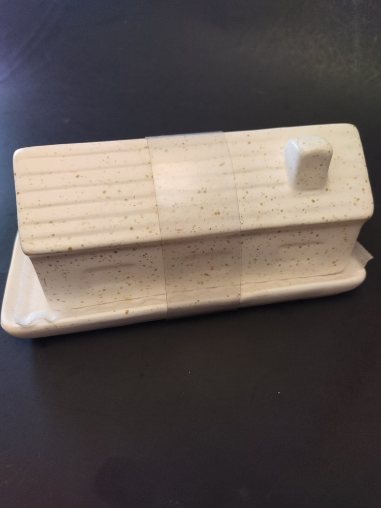 Butter Dish -Kirkland Ceramic Cabin