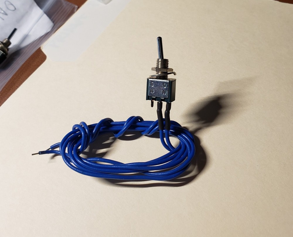 🌌MINI-TOGGLE SWITCH⚡On/Off🚨Valet or Programming for CAR ALARM System 24" Lead