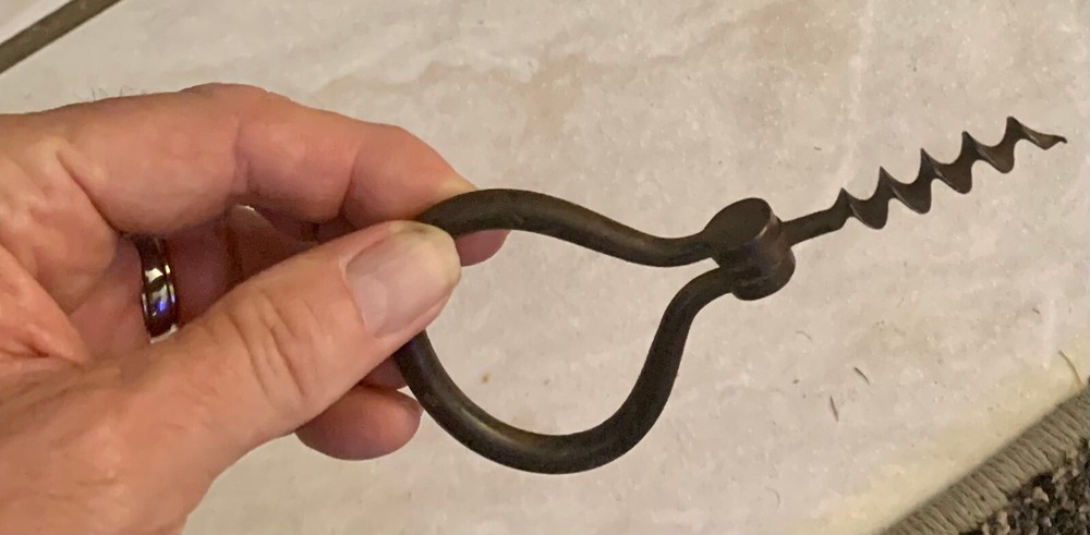EARLY 19TH CENTURY. IRON cork Screw