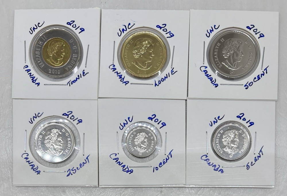 2019 Canada Mint 6 Coin Set