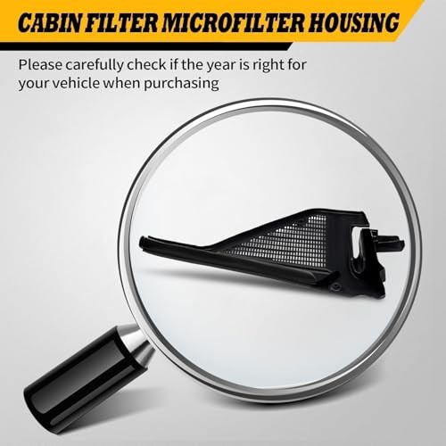 Left and Right Cabin Filter Microfilter Housing Assembly Compatible with 2007