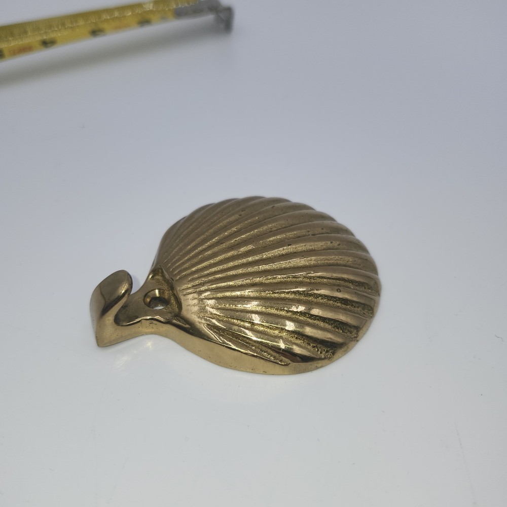 Solid brass Vintage Shell wall Hook seashell