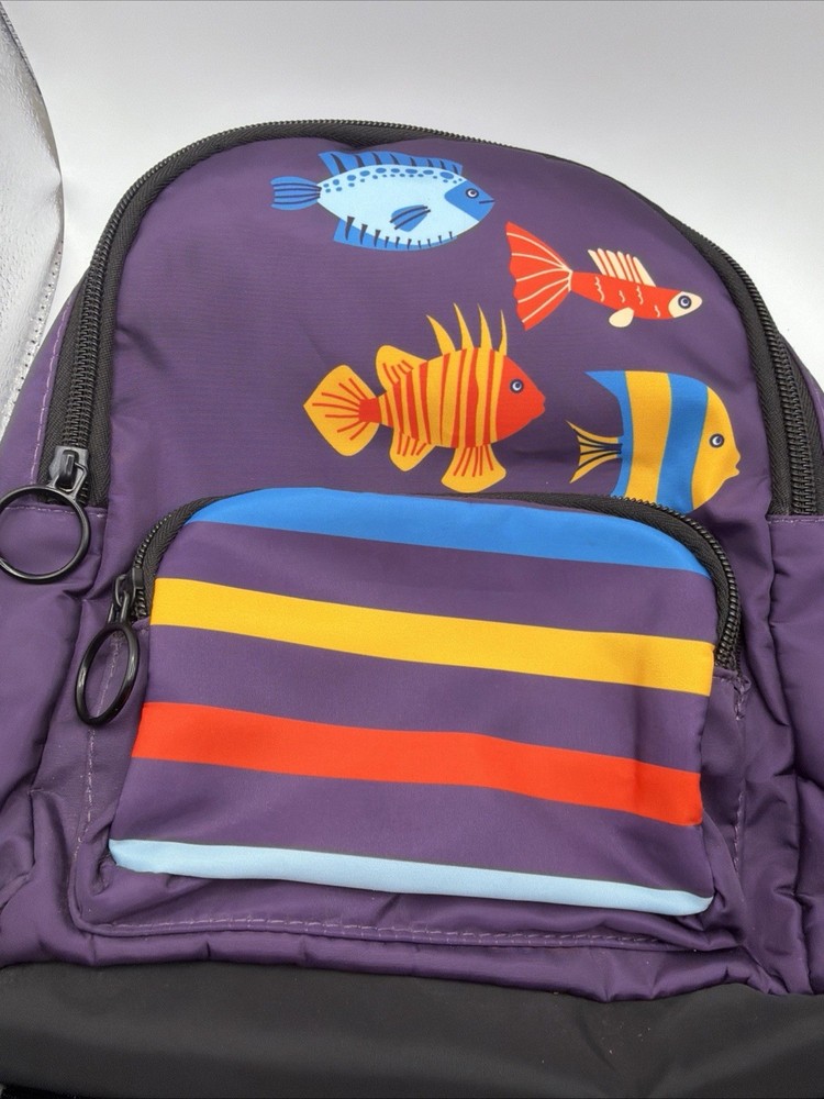 Mini Purple Tropical Fish Backpack
