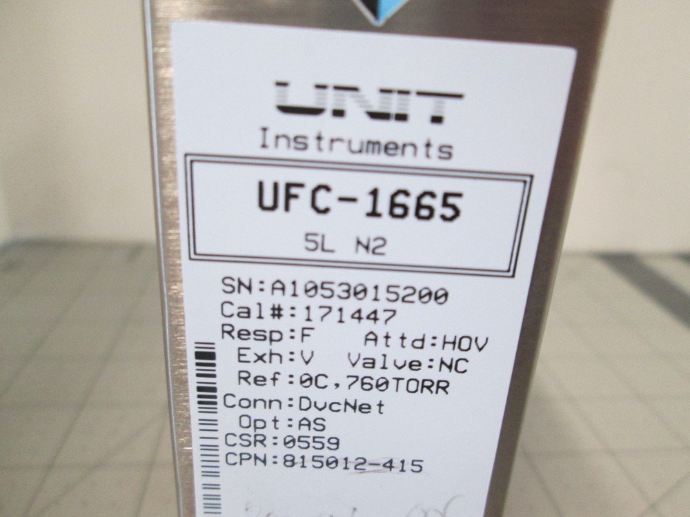 Unit, UFC-1665, N2, 5L, Mass Flow Controller, New