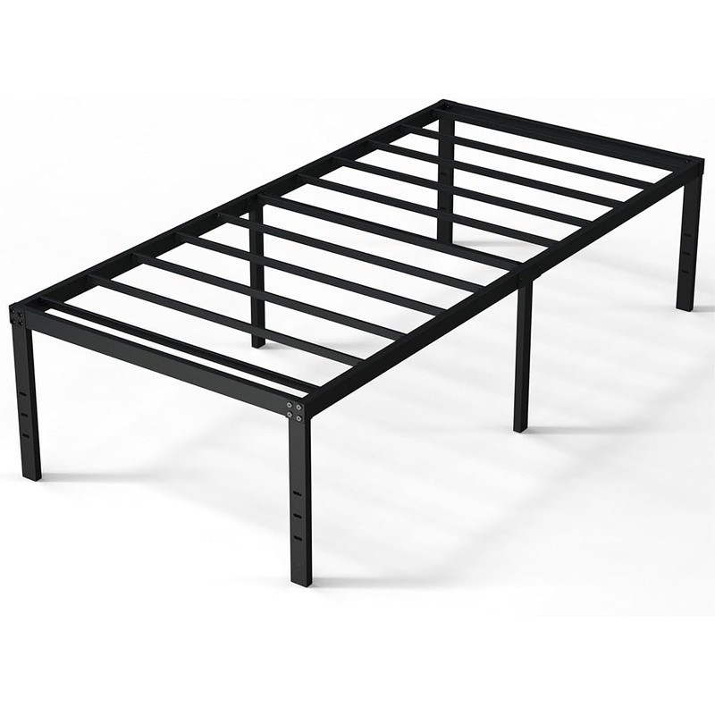 Sturdy Twin XL Metal Bed Frame Easy Assembly Storage Multi-Angle Support New