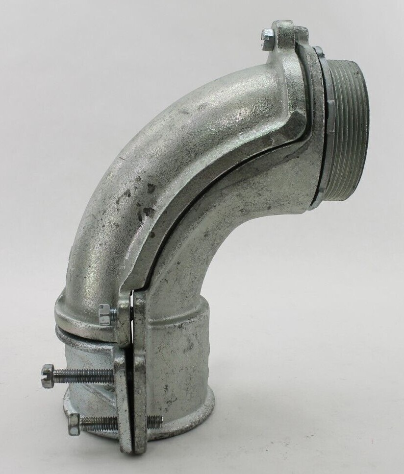 Bridgeport 3-1/2" 90° Angle Connector