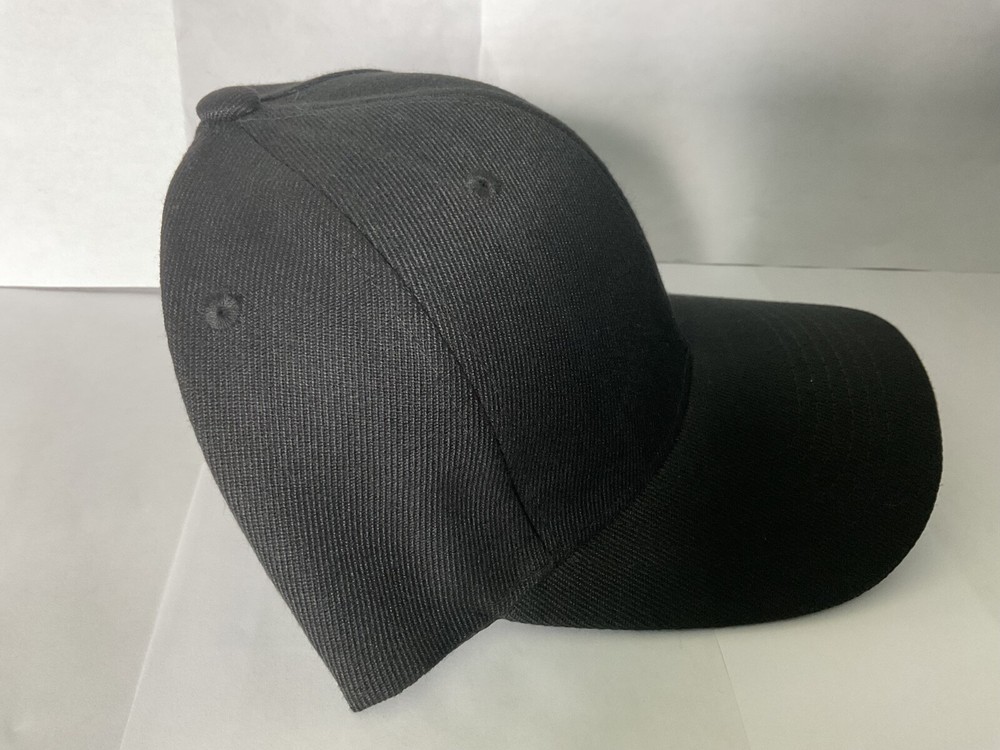 Mass. State Trooper Collectable Hat patch Sewn on Black Ball Cap