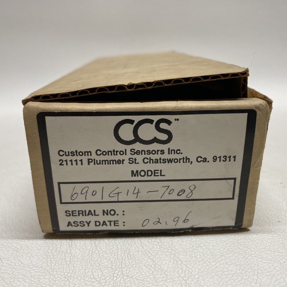 NIB CCS 6901G14-7008 Pressure Switch