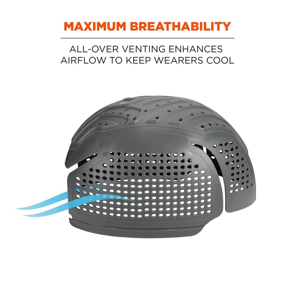 Next Generation Charcoal Bump Cap Insert Enhanced Breathability Impact Protect