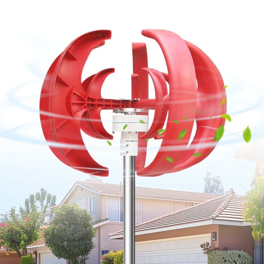1200W 12V Vertical Axis Wind Power Turbine Generator Controller Home Windmill