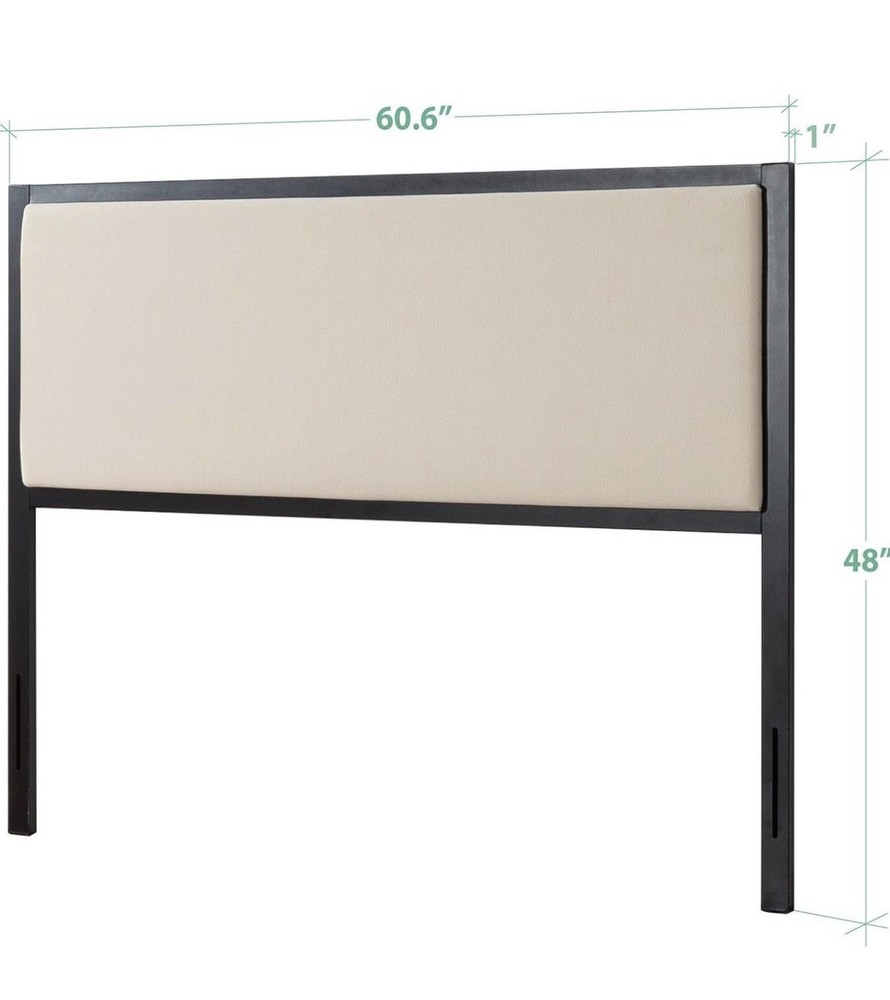 Zinus Kendal Upholstered Headboard/Assembled Queen Pickup Only