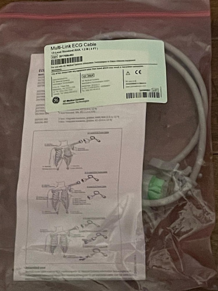 MULTI-LINK ECG CABLE, 12-LEAD STANDARD AHA, 1.2 M ( 4FT).